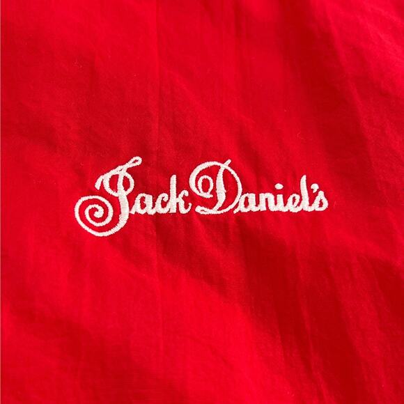90s Jack Daniels Gear for Sports red windbreaker jacket 1990s vintage - Picture 3 of 8